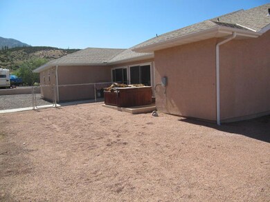 Rear of Home-Fenced Yard Area-Spa