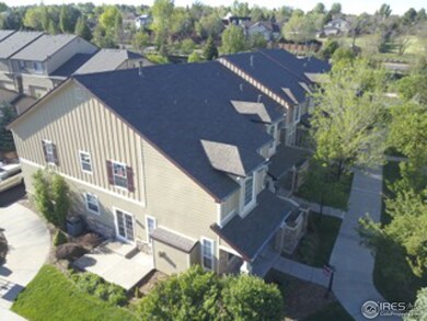 Aerial over patio