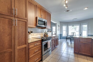 Loads of custom cabinets with pull out drawers and