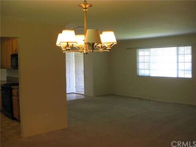 Living room view from dining area
