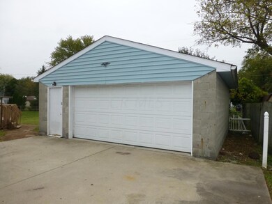 2-Car Detached Garage + storage shed!