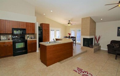 Great room and kitchen