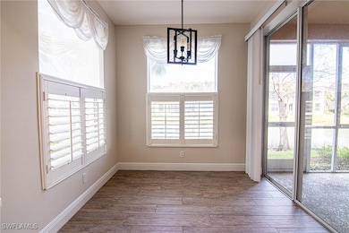 dinette off of the kitchen or can be used as a sit