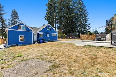 View from lot C towards house