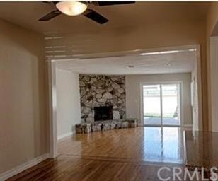Family/living room with fireplace