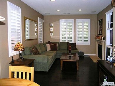 From kitchen looking into family room shows shutte