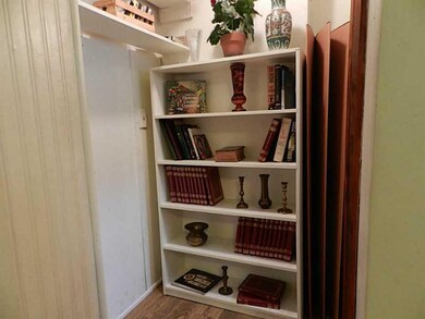 Exterior Front. Library nook