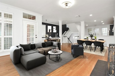 The open floor plan provides a seamless flow, cent