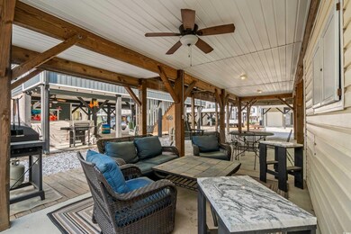 Exterior space featuring an outdoor hangout area, 