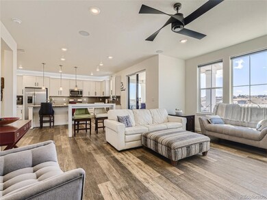 The open floor plan is great for entertaining and 