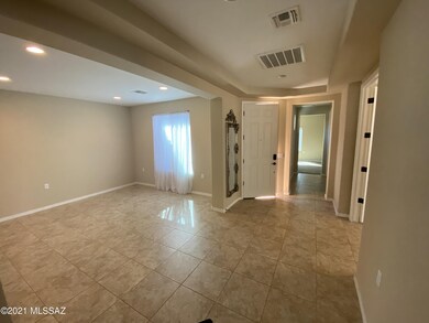 View towards front door