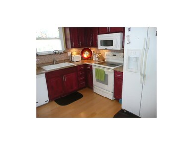 Working area of kitchen. Window over sink overlook