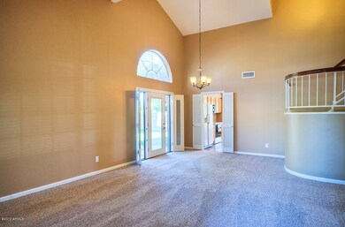 Formal Dining area with French doors to