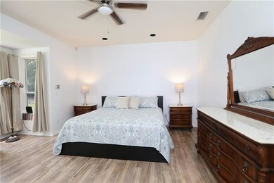 Spacious Master with beautiful flooring