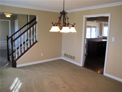Formal Dining room off entry and kitchen.