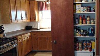 Pantry space is abundant for storage and ease.