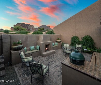 Backyard at Sunset