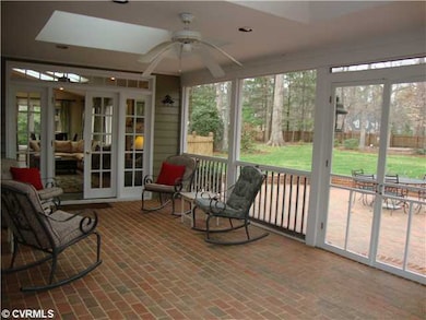 Porch - SCREENED PORCH WITH DOORS FROM DINING ROOM