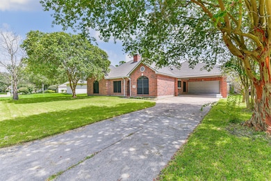 Long driveway with covered car parking
