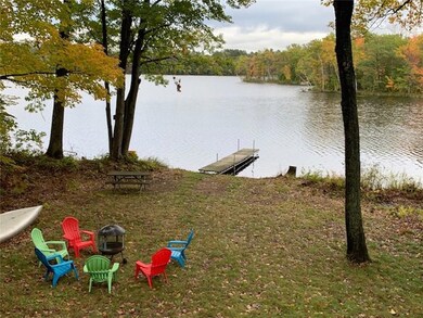 Fall is beautiful here... Enjoy a camp fire just feet from the shore! S'mores anyone?