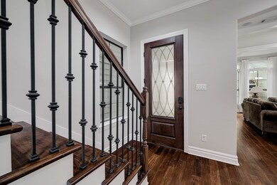 Front door opens to the second flood living!