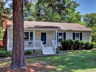 Front view of the home