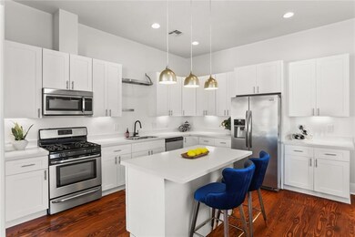 632 Upstairs spacious kitchen with quartz countert