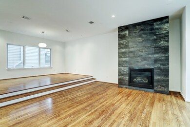 Another view of the living and dining areas.
