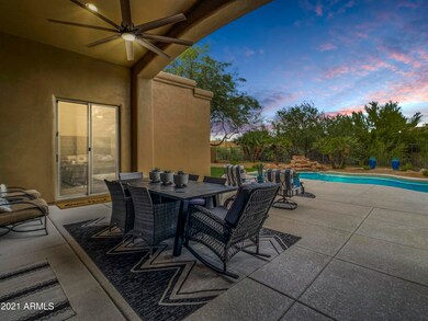 Rear Patio - Twilight