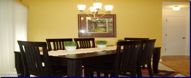 Sample Dining Room is Painted Red