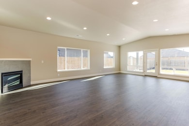 Great room & fireplace