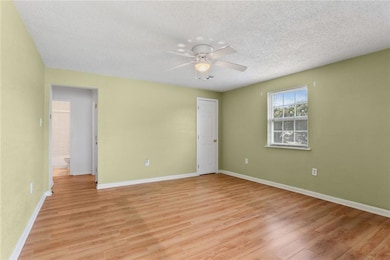 Living room with storage closet