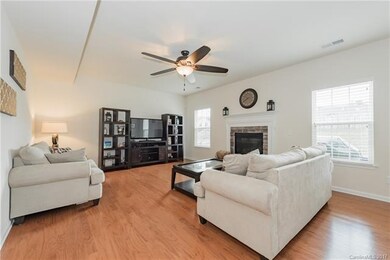 Great Room with stone fireplace