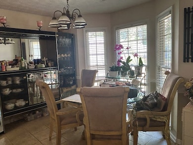 Dining Area with bay window
