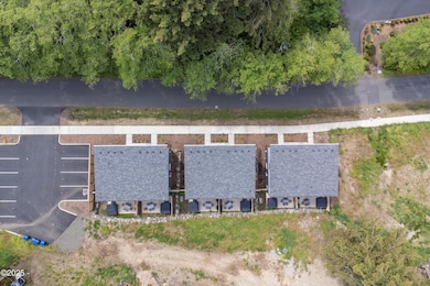 Straight overhead drone