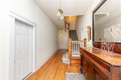 Main entrance with locked front door