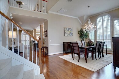 Oversized dining area