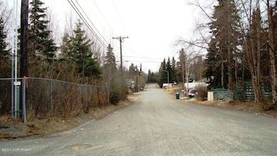 Looking south down Barbara Lot on right