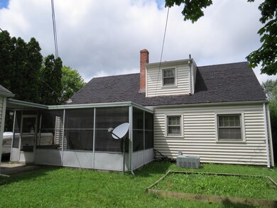 Rear of property
