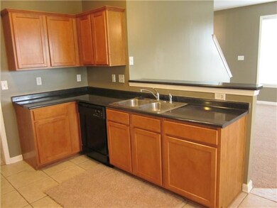 Here is another angle of the kitchen.  It opens up