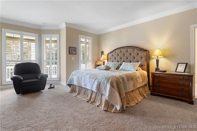 The master bedroom has a reading nook and a marvel