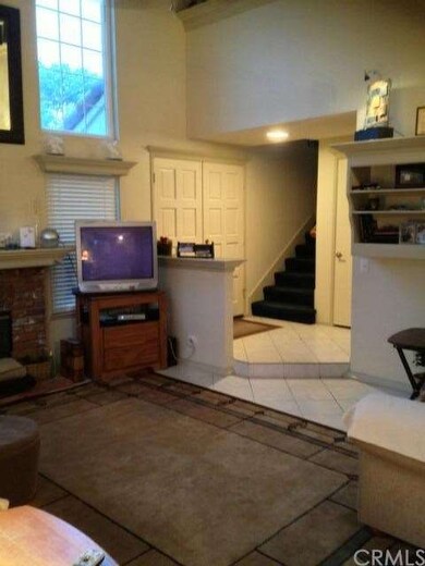 Spacious step-down living room