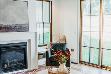 Living room with gas fireplace