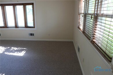 Living room with brand new carpet