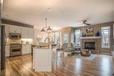 Pantry, full tile backsplash, and under-cabinet li