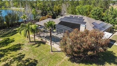 Aerial of back of home