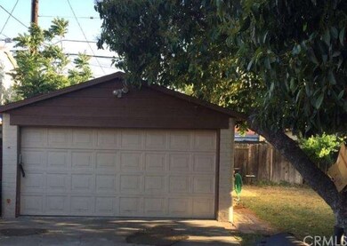 2 car detached garage located at the back of the p