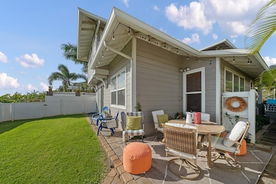 Outdoor Dining area with BBQ. Wonderful backyard s
