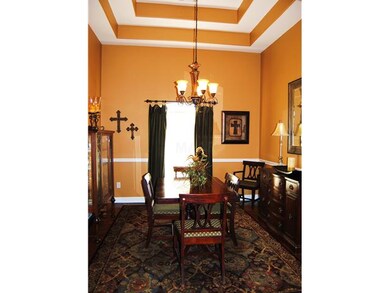 This Dining Room boast with its Stained Concrete F