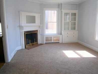 Dining Room. with built-in hutch